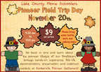 November field trip flier with clip art by DJ Inkers