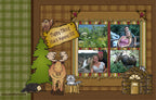 Cozy Cabin Clip Art & Digital Scrapbooking Download