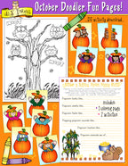 Doodler Fun Pages - Printable Coloring Pages & Monthly Activities