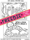 Printable Postcards - Coloring Activity Freebie