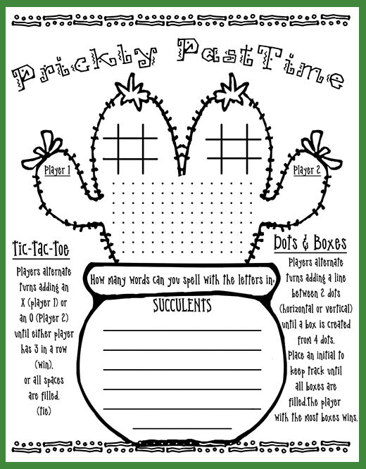 DJ Zen-Doodle Cactus Clip Art Download