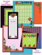Cool School Clip Art Snippets + Font, Borders & Backgrounds