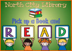 Pick up a book and read!  Made with DJ Inkers clip art kids alphabet.