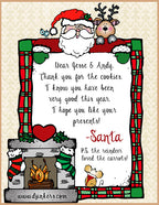 Santa and Friends - Jolly Holiday Clip Art Download