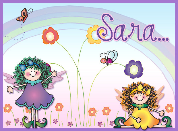 March Whimzee Spring Fairy Clip Art, Borders & Backgrounds