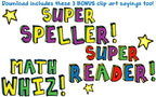 Super Students Classroom Theme Borders & Printables