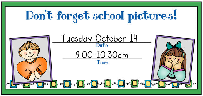 Class Notes and Reminders Clip Art, Borders & Printables