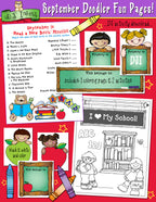 Doodler Fun Pages - Printable Coloring Pages & Monthly Activities