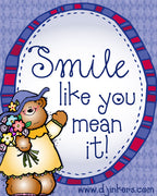 Smile like you mean it!  Clip art by DJ Inkers