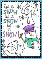 Winter Snowmen Clip Art Download