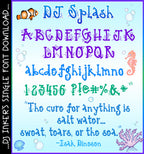 DJ Summertime Fonts Collection - 3 Fonts for Summer