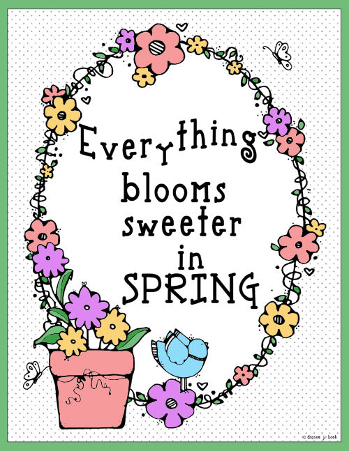 May Dazzle - Spring Clip Art Download