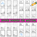 Summer Borders for Writing Download