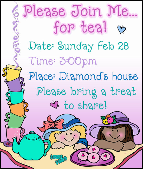 Time for Tea Clip Art Download
