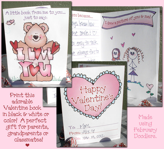 Fun February Activities and Coloring Page Download
