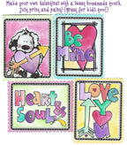 Valentine Coloring Cards Printable Download