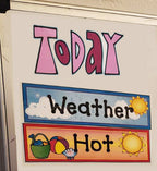 Today's weather is bulletin board idea by DJ Inkers