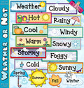 Weather words for kids, classrooms and bulletin boards by DJ Inkers