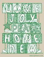Zen-Doodle Quilt Squares & Holiday Favorites Clip Art