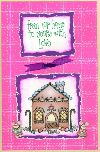 Mouse's Gingerbread House Clip Art Download