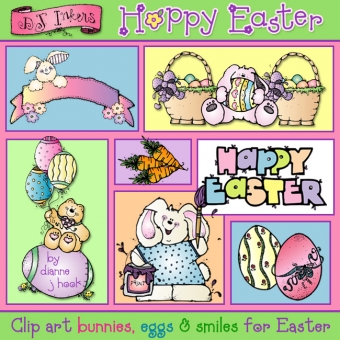 Hoppy Easter Clip Art Download
