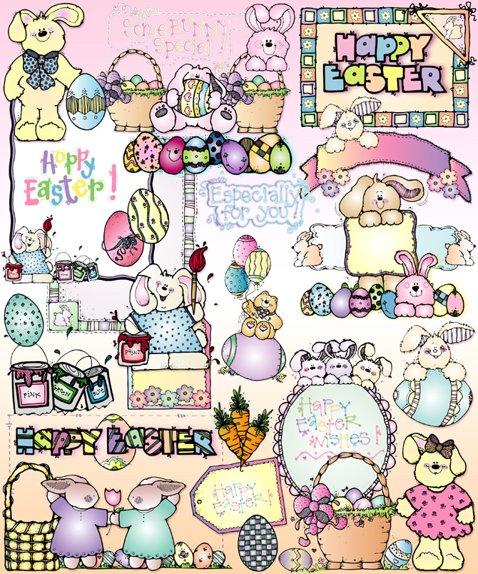 Hoppy Easter Clip Art Download