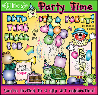 Party Time Clip Art Download