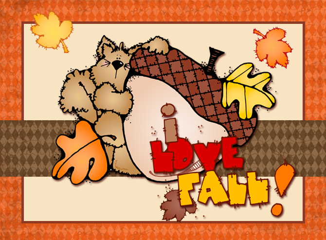 Autumn Smiles - Fall Clip Art Download
