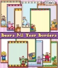 Bears All Year Borders Clip Art Download
