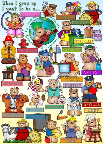 Community Bears Clip Art Download