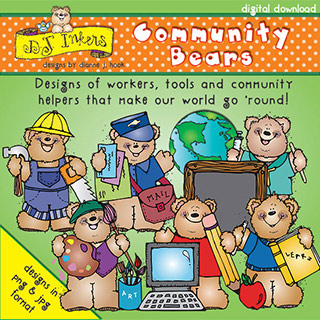 Community Bears Clip Art Download