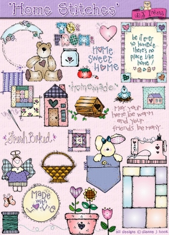 Home Stitches Clip Art Download