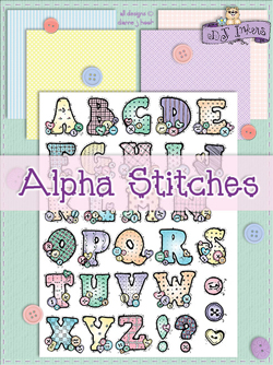 Alpha-Stitches Clip Art Download