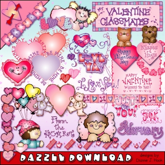 February Dazzle Clip Art Download