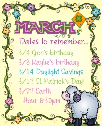 March Dazzle Clip Art Download