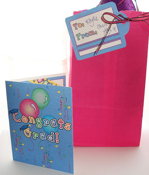 Congrats grad card made with DJ Inkers clip art and fonts