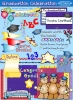 DJ Inkers' Graduation Celebration is full of clip art to make celebrating graduates colorful and fun