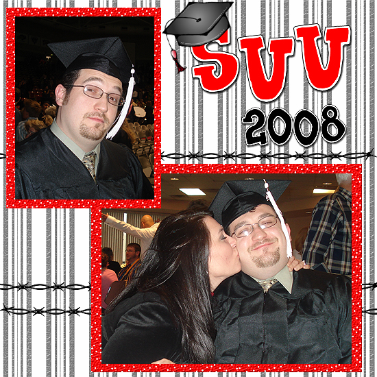 SUU Graduation 2006 graduation celebration clip art sample by DJ Inkers