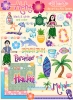 Aloha Tropical Hawaiian Clip Art by DJ Inkers