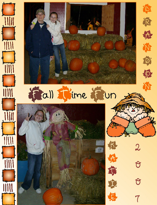 Harvest Time - Autumn Clip Art Download