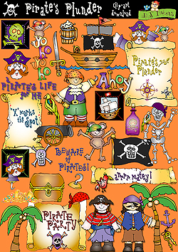 Pirate's Plunder Clip Art Download