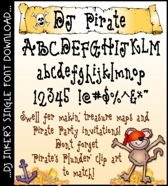 DJ Pirate Font Download