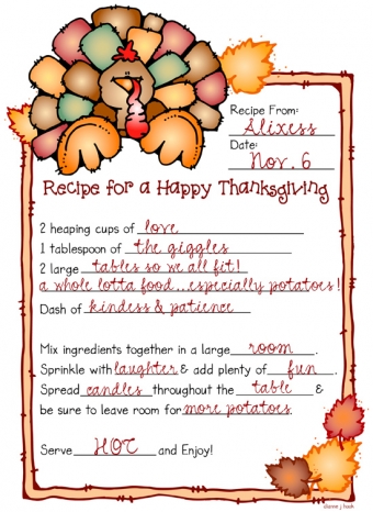 Turkey Day - Printable Thanksgiving Activities Download