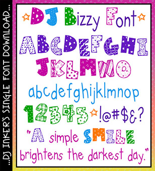 DJ Bizzy Font Download