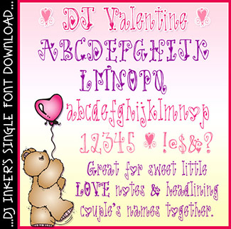 DJ Valentine Font Download