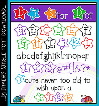 DJ Star Dot Font Download