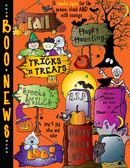 Boo News Clip Art Signs Download