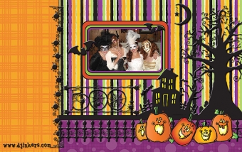Spooky Silhouette Halloween Clip Art Download