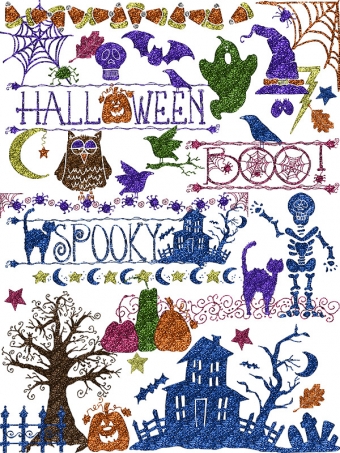 Spooky Silhouette Halloween Clip Art Download