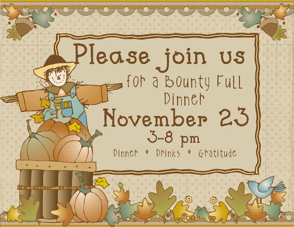 Bounty Full - Autumn Clip Art and Digital Crafting Download